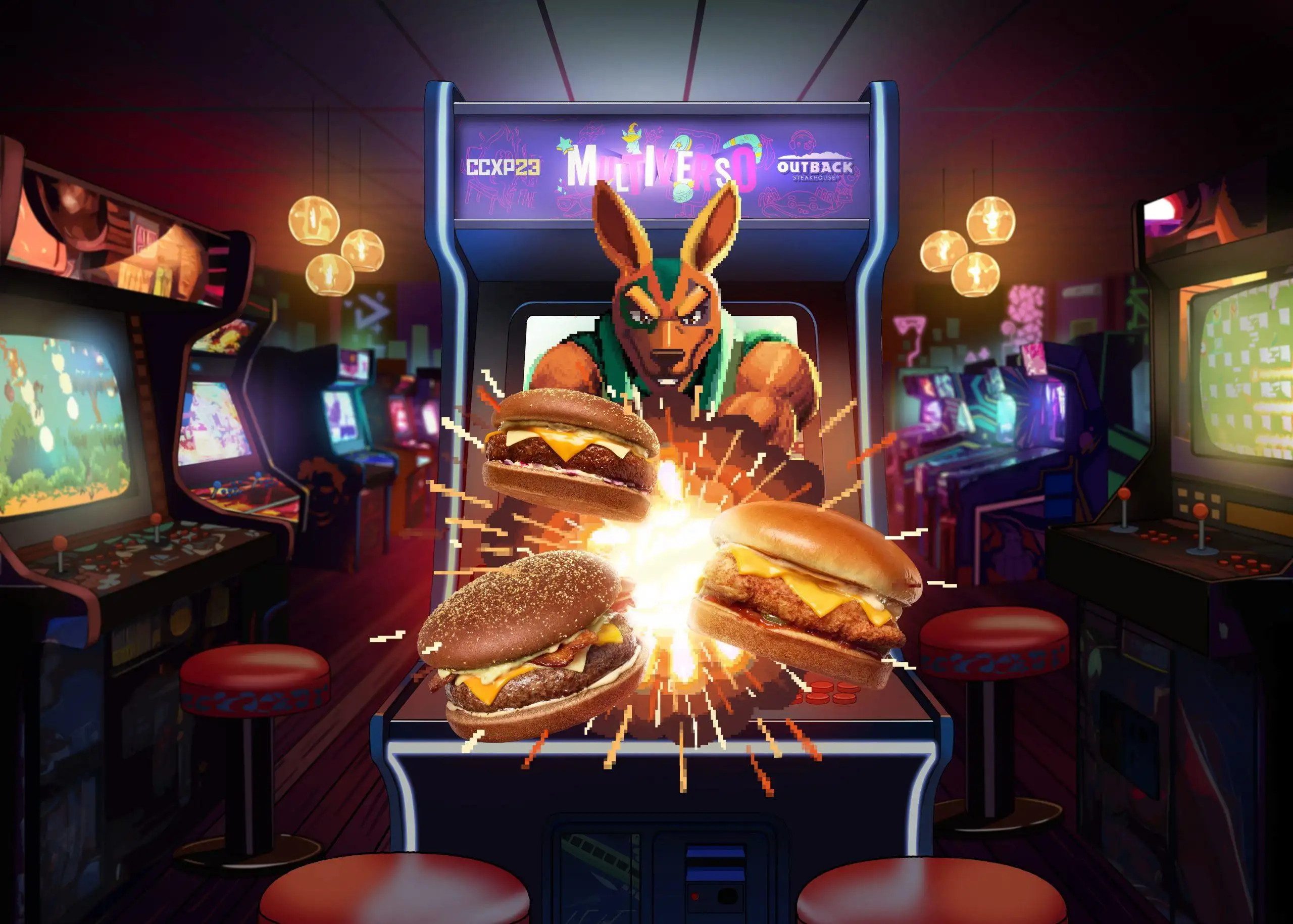 Outback é o restaurante oficial da 10ª edição da CCXP23 e antecipa cardápio exclusivo para todo Brasil