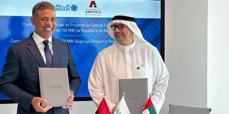 MINEA e Masdar celebram acordo para o empreendimento da central fotovoltaica em Quipungo