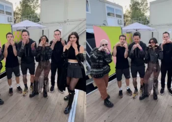 Simple Plan recria meme de Maya Massafera na Bélgica; veja