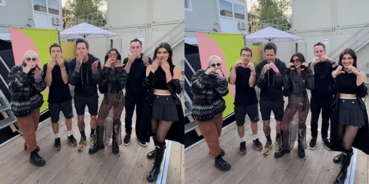 Simple Plan recria meme de Maya Massafera na Bélgica; veja