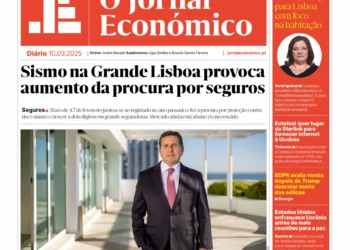 A primeira página do Jornal Económico de 6 de março