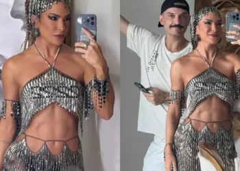 Dani Calabresa vê show de Xanddy no Carnaval: “Criança virando na barriga”