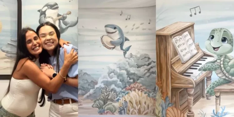 Carol Peixinho mostra detalhes do quarto do 1º filho com Thiaguinho; veja