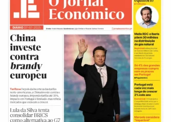 A primeira página do Jornal Económico de 7 de julho