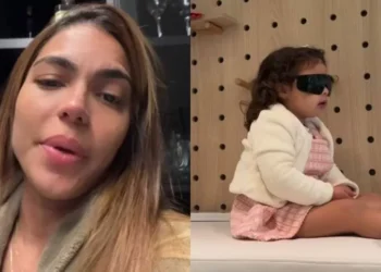 Cantora Tays Reis diz que a filha foi diagnosticada com febre aftosa