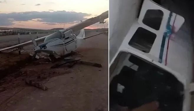 PF prende tripulantes de avião que caiu com quase meia tonelada de cocaína