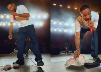 Fã joga sutiã no palco durante show e Will Smith reage; assista