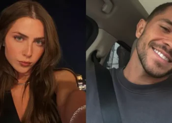 Jade Picon e André Lamoglia aproveitam dia na praia; veja fotos