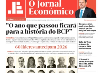 A primeira página do Jornal Económico de 2 de janeiro