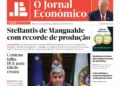 A primeira página do Jornal Económico de 20 de janeiro