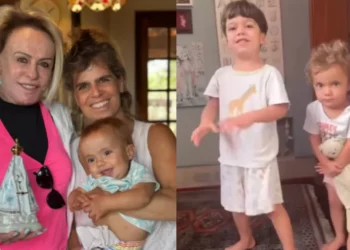 Filha de Ana Maria Braga mostra netos mais novos da apresentadora: “Fofos”