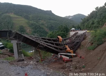 Viaduto em construção desaba na Serra Gaúcha; ninguém ficou ferido